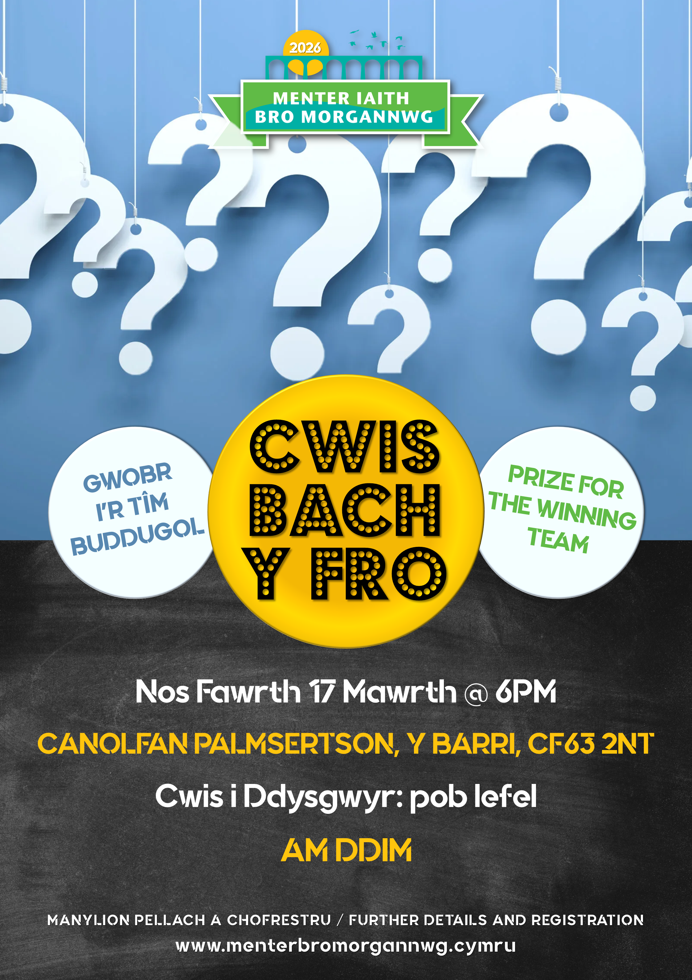 Cwis Bach y Fro Quiz: March '26