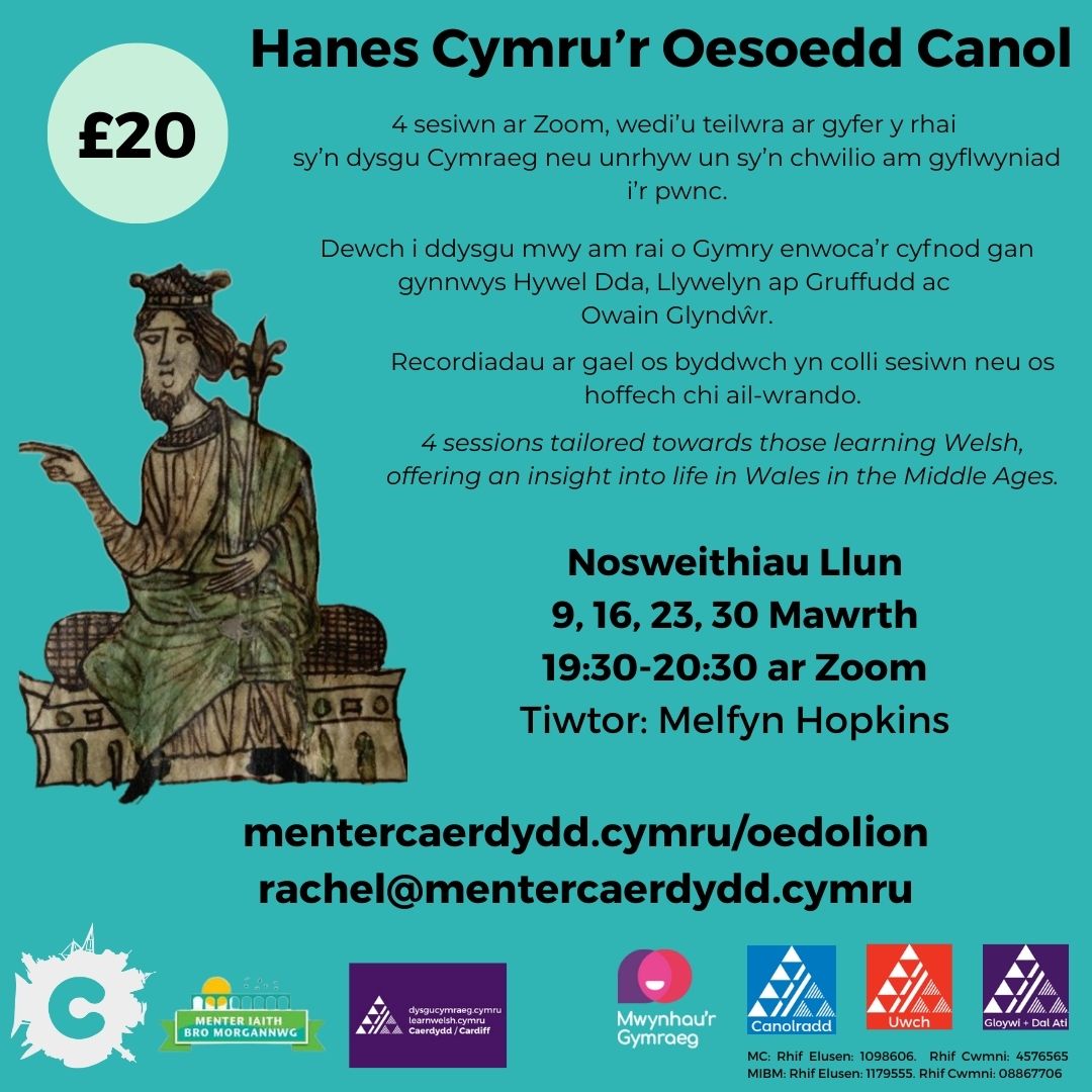 Siaradwyr Newydd: Cymru'r Oesoedd Canol