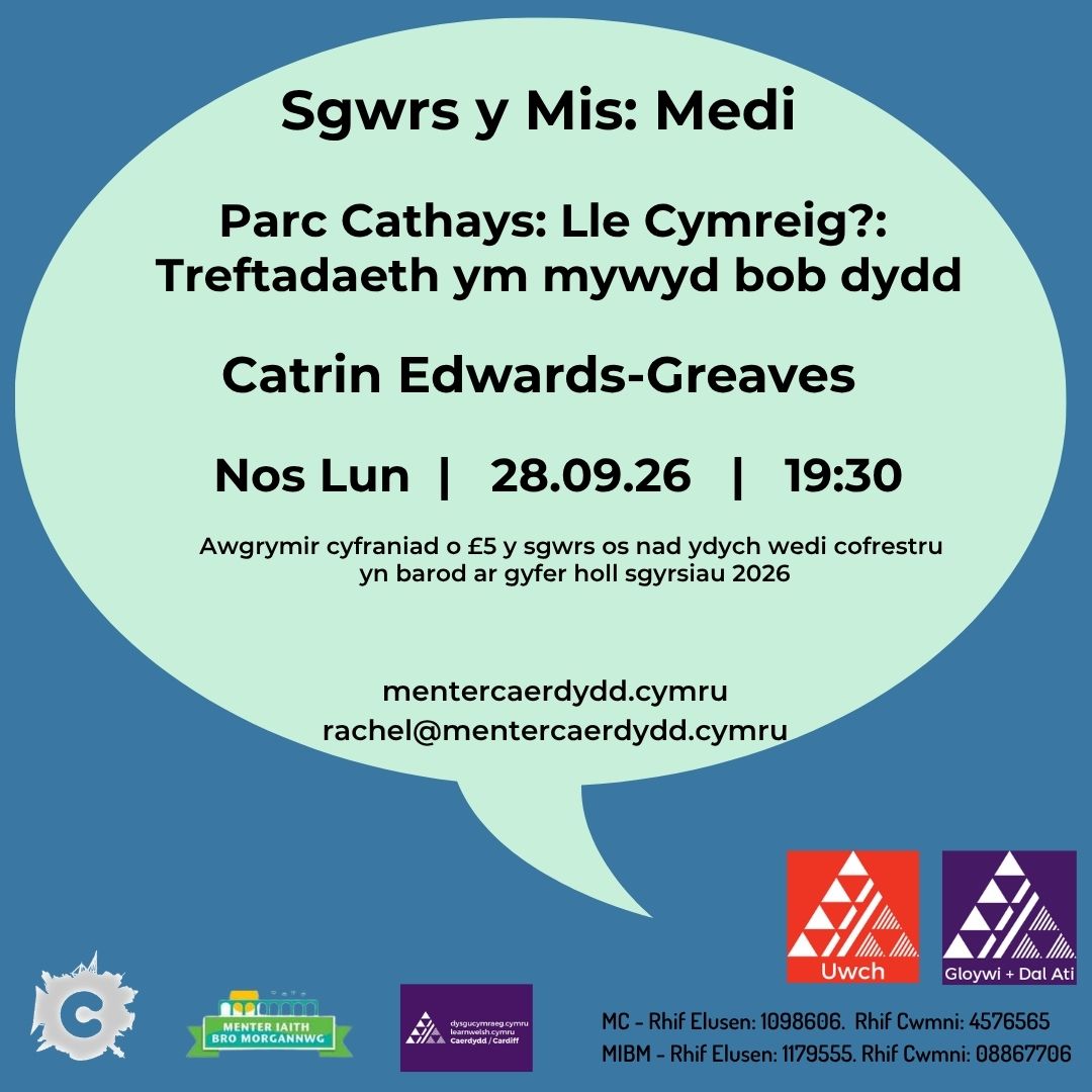 Monthly Zoom Lecture in Welsh